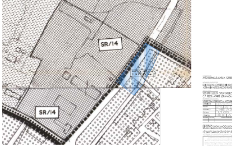 PROYECTO DE URBANIZACIÓN COMPLECIÓN DE VIARIO. C/LEON Y C/CASTILLA. ATARFE (GRANAD)